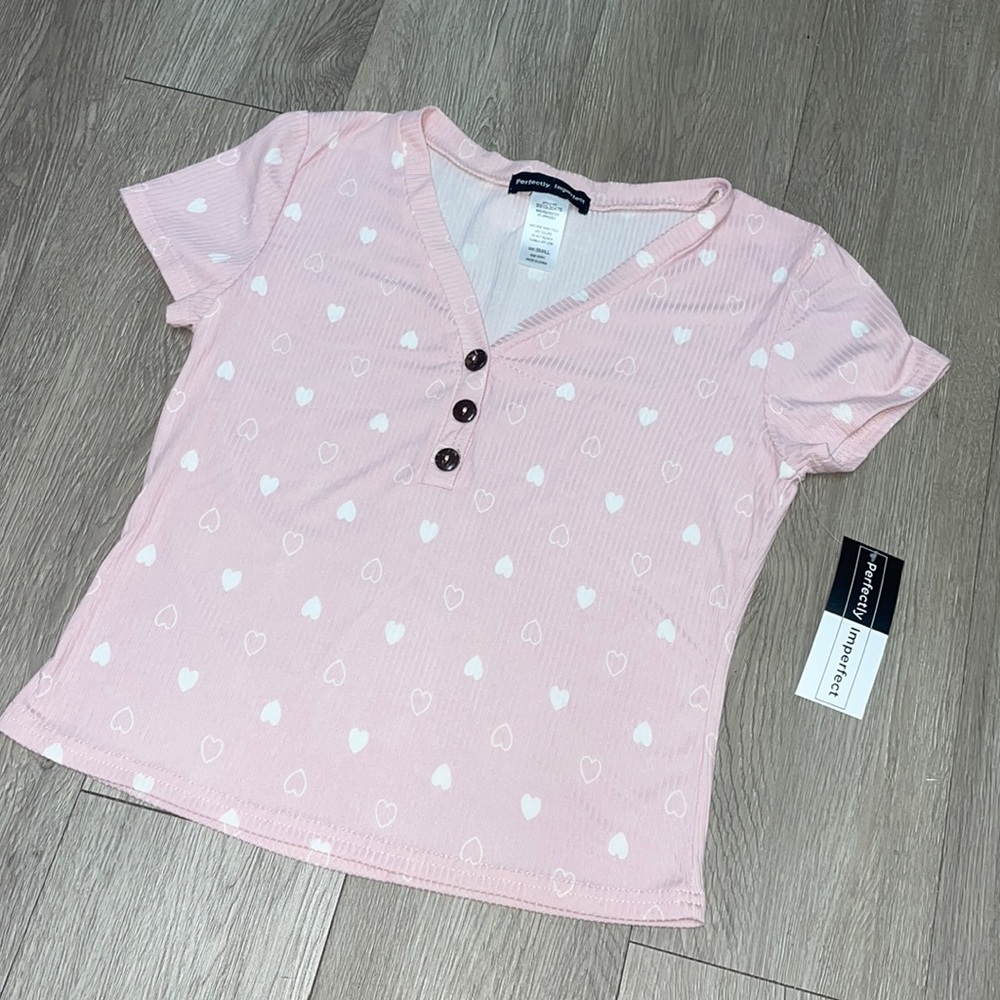 Ribbed Heart Top